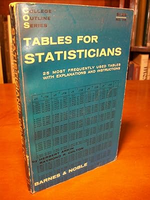 Tables for Statisticians (College Outline Series)