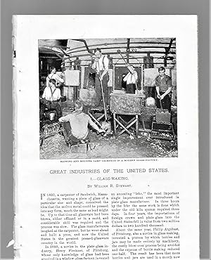 Seller image for Great Industries Of The United States: Part I, Glass-Making for sale by Legacy Books II