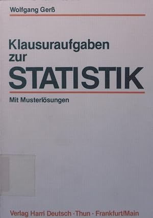 Seller image for Klausuraufgaben zur Statistik Wolfgang Gerss for sale by Antiquariat Bookfarm