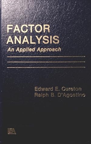 Bild des Verkufers fr Factor analysis an applied approach zum Verkauf von Antiquariat Bookfarm