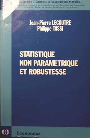 Bild des Verkufers fr Statistique non paramtrique et robustesse zum Verkauf von Antiquariat Bookfarm