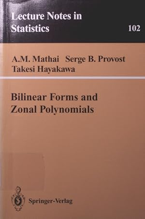 Seller image for Bilinear forms and zonal polynomials for sale by Antiquariat Bookfarm