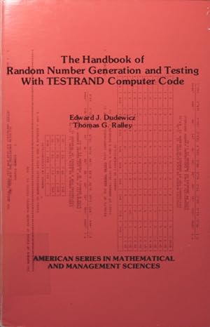 Immagine del venditore per The Handbook of Random Number Generation and Testing with TESTRAND Computer Code venduto da Antiquariat Bookfarm