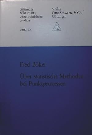 Seller image for ber statistische Methoden bei Punktprozessen for sale by Antiquariat Bookfarm