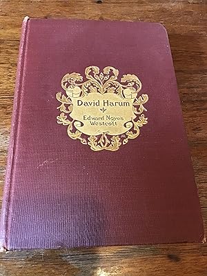 Imagen del vendedor de DAVID HARUM a la venta por Shadetree Rare Books