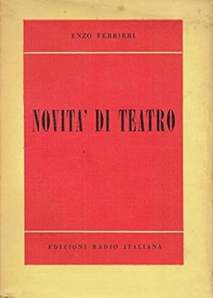 Seller image for Novit di teatro. for sale by FIRENZELIBRI SRL