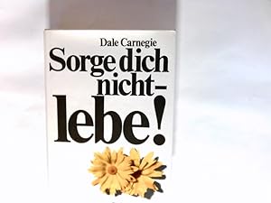 Bild des Verkufers fr Sorge dich nicht - lebe!. Einzig autor. bertr. aus d. Amerik. v. Magda H. Larsen zum Verkauf von Antiquariat Buchhandel Daniel Viertel