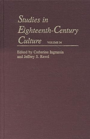 Image du vendeur pour Studies in Eighteenth-Century Culture. Vol. 34. mis en vente par Fundus-Online GbR Borkert Schwarz Zerfa