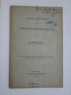 Seller image for Schwankungen des Meeresspiegels for sale by Expatriate Bookshop of Denmark