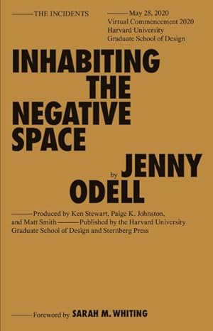 Immagine del venditore per Inhabiting the Negative Space venduto da GreatBookPrices