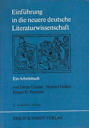 Imagen del vendedor de Einfhrung in die neuere deutsche Literaturwissenschaft: Ein Arbeitsbuch a la venta por AMAHOFF- Bookstores