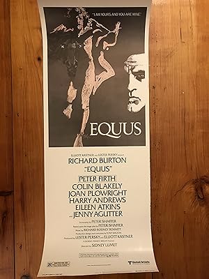 Imagen del vendedor de Equus Insert 1977 Richard Burton, Peter Firth, Colin Blakely a la venta por AcornBooksNH