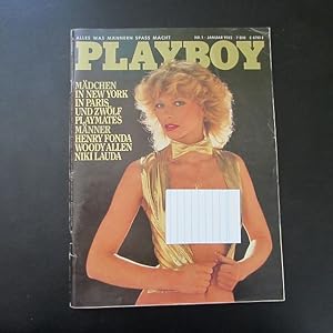 Bild des Verkufers fr Playboy - Alles was Mnnern Spa macht, Nr. 1 / Januar (Erotik Zeitschrift) zum Verkauf von Bookstore-Online