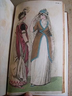 The Magazine of Female Fashions of London and Paris. Two volumes containing 354 plates from this ...
