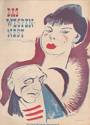 Das Wespennest. Satirische Wochenzeitschrift. Nr. 27, September 1947