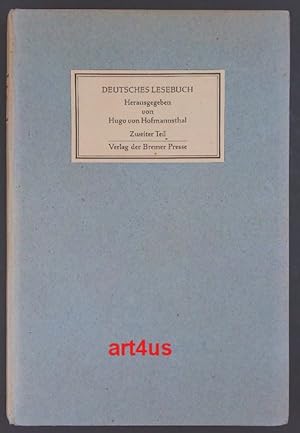 Deutsches Lesebuch : Zweiter Teil Mit Texten von Jacob und Wilhelm Grimm, Karl August Varnhagen v...