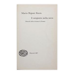 Mario Rigoni Stern - Il Sergente nella neve