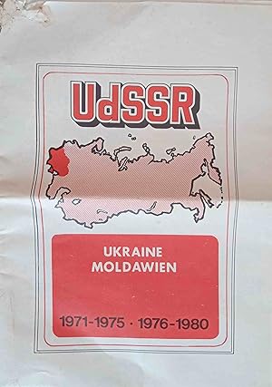 UdSSR. Ukraine Moldawien. 1971-1975; 1976-1980. Die wichtigsten Bauvorhaben des 9. und 10. Fünfja...