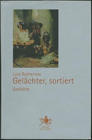 Bild des Verkufers fr Gelchter sortiert. Gedichte. zum Verkauf von Schsisches Auktionshaus & Antiquariat