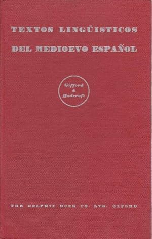 Bild des Verkufers fr Textos Lingsticos del Medioevo Espaol. zum Verkauf von La Librera, Iberoamerikan. Buchhandlung