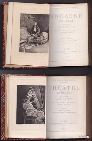 Seller image for THATRE COMPLET. I. Chatterton, la Marchale d'Ancre. II. Quitte pour la peur, le more de Venise, Shylock. (deux volumes). for sale by Apart