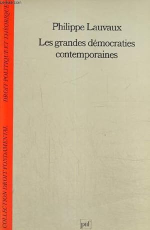 Image du vendeur pour Les grandes dmocraties contemporaines (Collection "Droit fondamental") mis en vente par Le-Livre