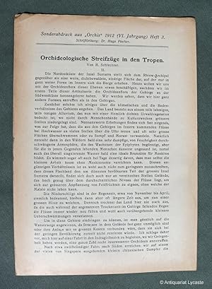 Bild des Verkufers fr Orchideologische Streifzge in den Tropen. Teil II. zum Verkauf von Antiquariat Lycaste