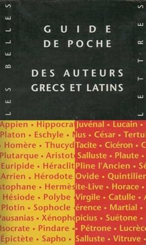 Bild des Verkufers fr Guide de poche des auteurs grecs et latins zum Verkauf von Calepinus, la librairie latin-grec
