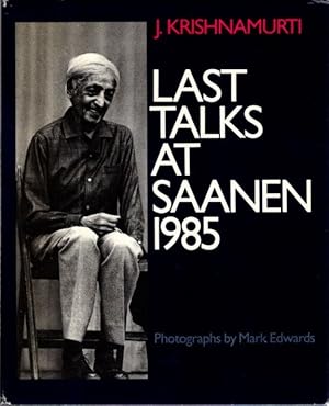 LAST TALKS AT SAANEN 1985