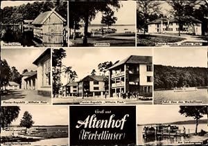 Ansichtskarte / Postkarte Schorfheide Altenhof Werbellinsee, Fischerhütten, Pionier Republik Wilh...