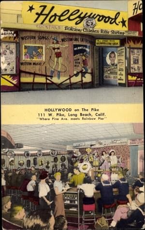 Bild des Verkufers fr Ansichtskarte / Postkarte Long Beach Kalifornien USA, Hollywood on The Pike zum Verkauf von akpool GmbH