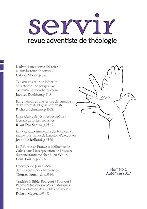 Bild des Verkufers fr servir. revue adventiste de thologie zum Verkauf von moluna