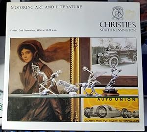 Motoring Art And Literature : Friday, 2nd November, 1990 at 10.30 a.m.