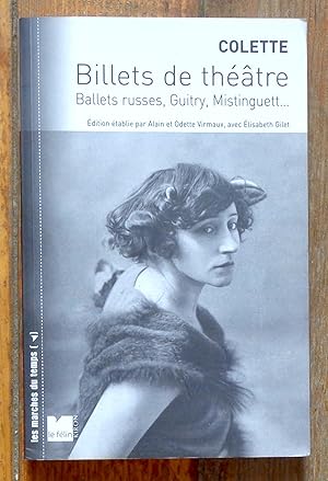 Seller image for Billets de thtre. Ballets russes, Guitry, Mistinguett. . . for sale by La Bergerie