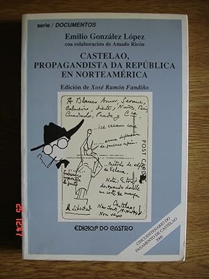 Castelao, propagandista da República en Norteamérica.