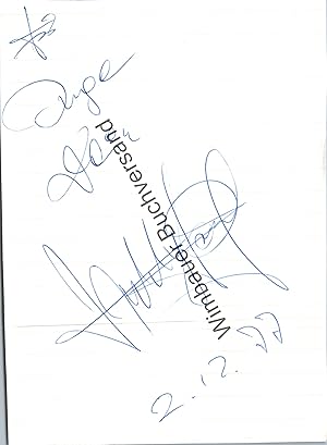 Original Autogramm Unbekannt unidentifiziert /// Autograph signiert signed signee