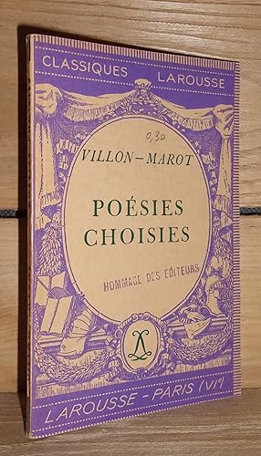 Seller image for POESIES CHOISIES for sale by Planet's books