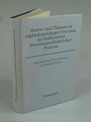 Bild des Verkufers fr Motive und Themen in englischsprachiger Literatur als Indikatoren literaturgeschichtlicher Prozesse. zum Verkauf von Antiquariat Dorner