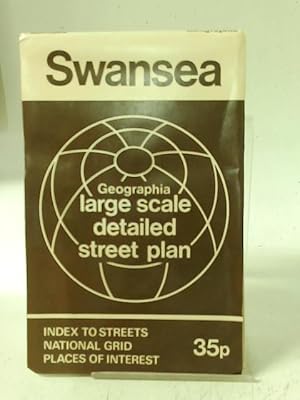 Seller image for Large Scale Detailed Street Plan Of Swansea for sale by World of Rare Books