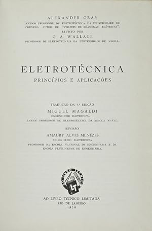 Seller image for ELETROTCNICA. PRINCPIOS E APLICAES. for sale by Livraria Castro e Silva