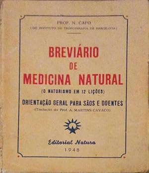 BREVIÁRIO DE MEDICINA NATURAL.