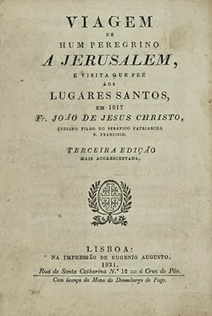 Seller image for VIAGEM DE HUM PEREGRINO A JERUSALEM, for sale by Livraria Castro e Silva