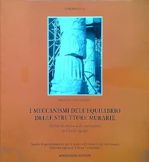 Bild des Verkufers fr I meccanismi dell'equilibrio delle strutture murarie zum Verkauf von Librodifaccia