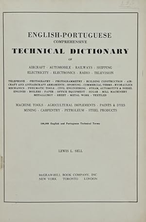 Seller image for INGLS-PORTUGUS. DICIONRIO TCNICO PORMENORIZADO - ENGLISH-PORTUGUESE COMPREHENSIVE TECHNICAL DICTIONARY. for sale by Livraria Castro e Silva