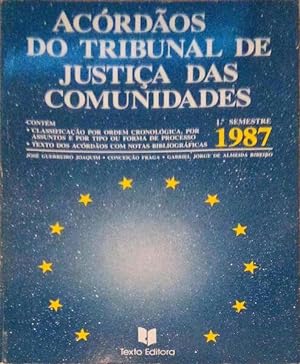 ACÓRDÃOS DO TRIBUNAL DE JUSTIÇA DAS COMUNIDADES.