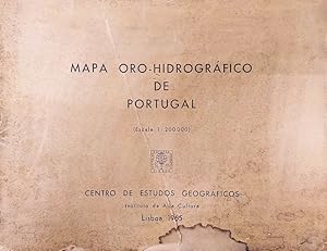 MAPA ORO-HIDROGRÁFICO DE PORTUGAL.