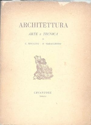 Bild des Verkufers fr Architettura. Arte e tecnica zum Verkauf von Studio Bibliografico Marini