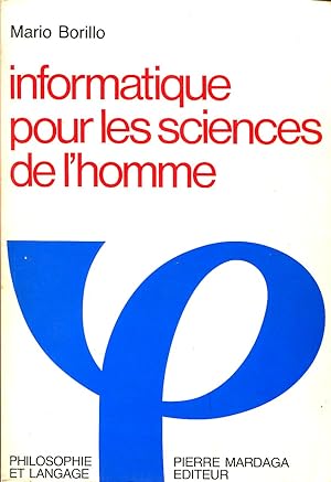 Seller image for Informatique pour les sciences de l'homme for sale by Sylvain Par