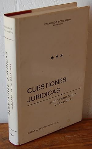 Image du vendeur pour CUESTIONES JURDICAS (Jurisprudencia creadora). Vol. 3 mis en vente par EL RINCN ESCRITO