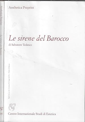 Bild des Verkufers fr Le sirene del Barocco zum Verkauf von Biblioteca di Babele